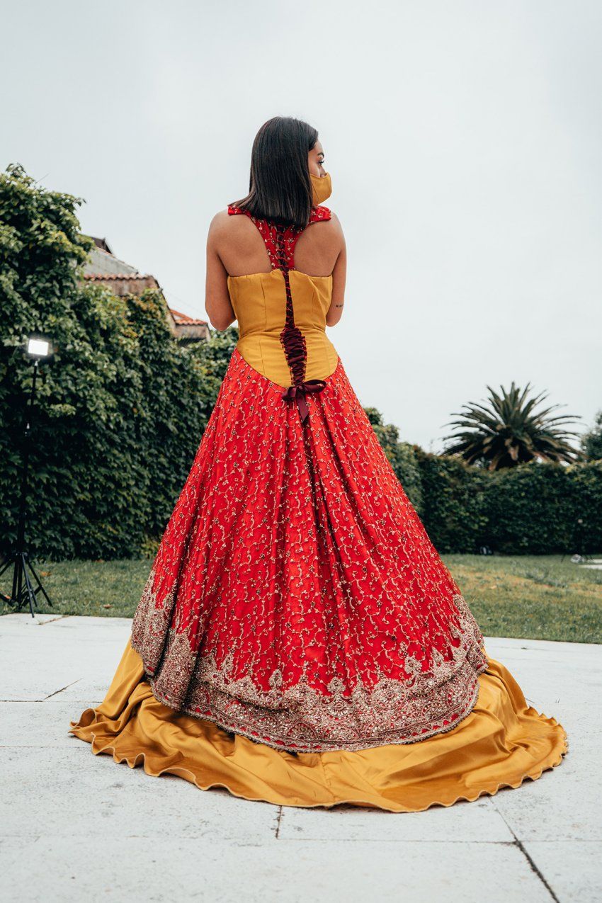 Vestido Ceilán trasero